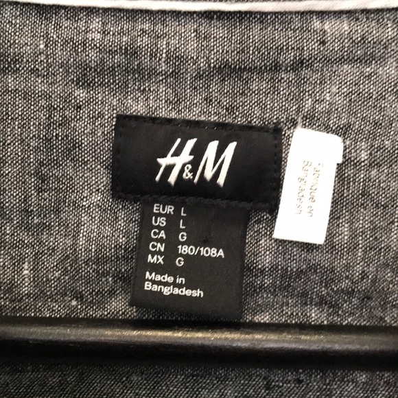 HNM summer long sleeve cotton shirt - Picture 2 of 3